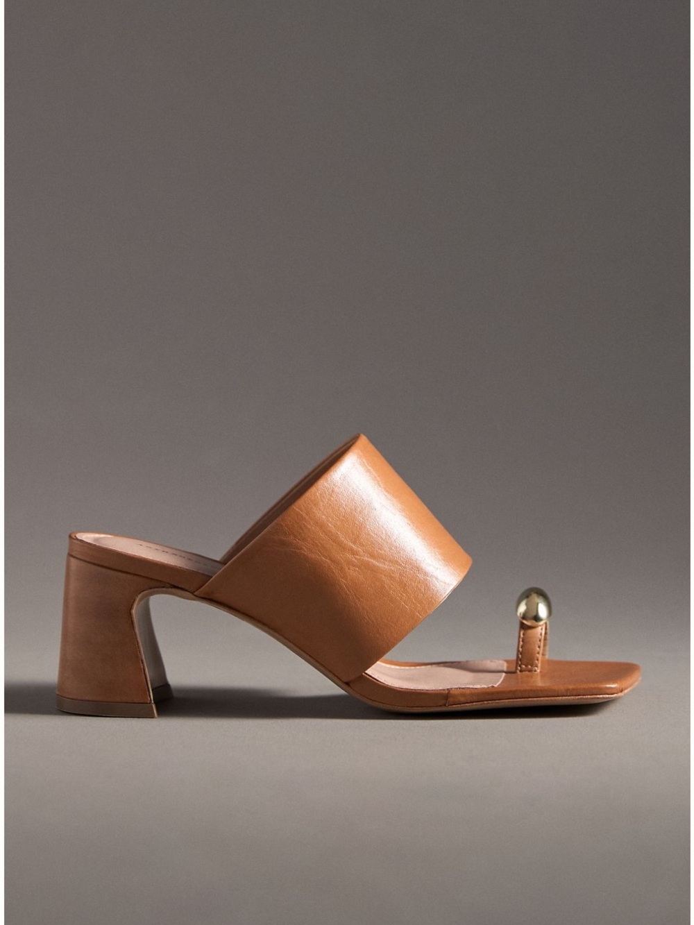 Anthropologie Toe Ring Block Heel Mules, NWT